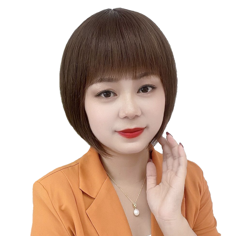 舒优美真人发丝修饰脸型逼真自然