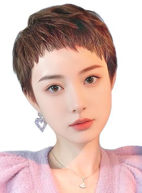 舒优美真人发丝逼真自然假发套