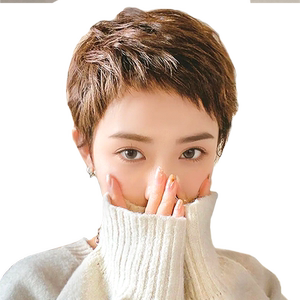 舒优美真发逼真自然轻薄款假发套