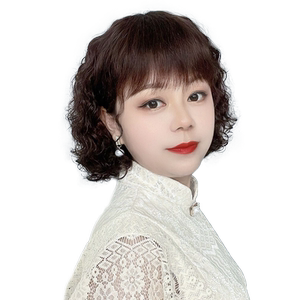 舒优美真人发丝逼真自然假发套