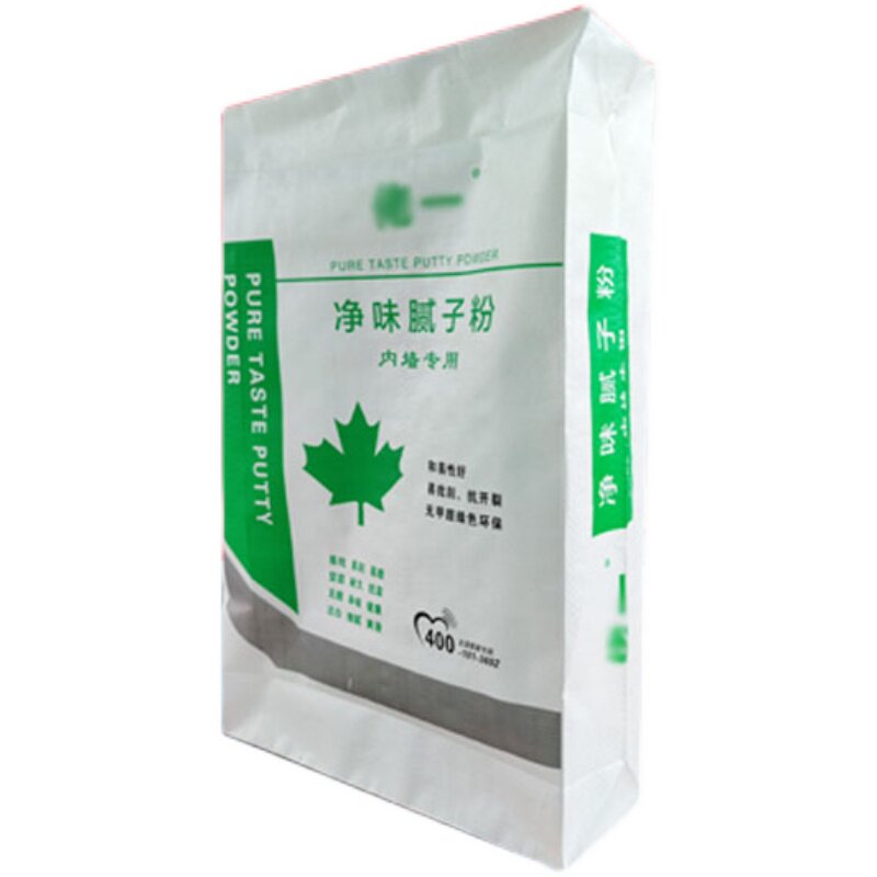 净味腻子粉袋石膏粉瓷砖胶水泥包装袋子定制三纸一膜阀口编织袋
