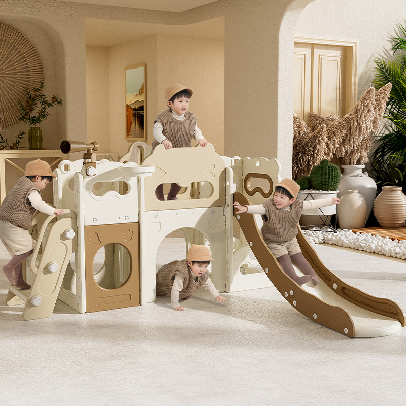 滑滑梯室内家用一岁宝宝小型乐园婴儿玩具大孩滑梯秋千儿童攀爬架