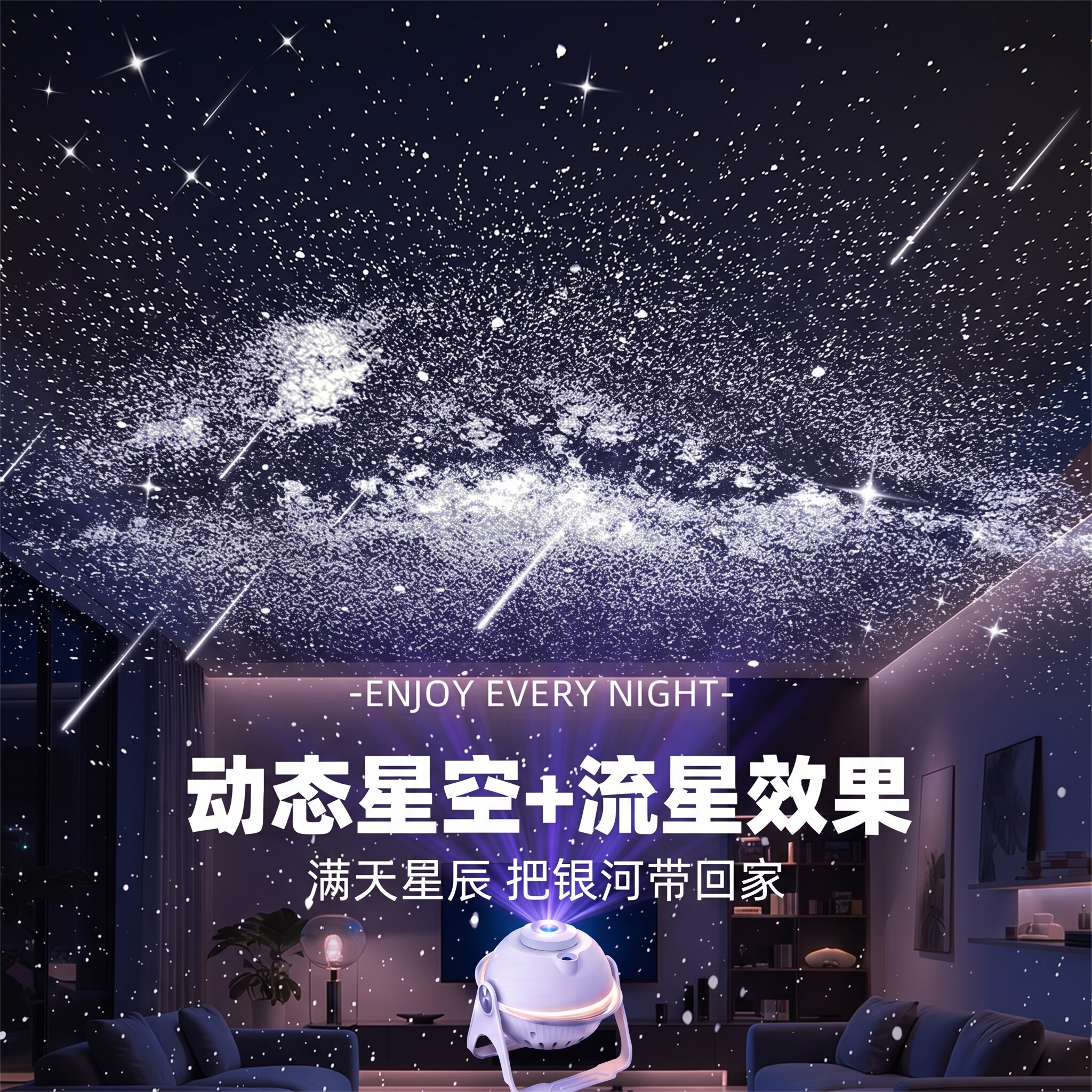 【动态流星款】超大范围星空灯