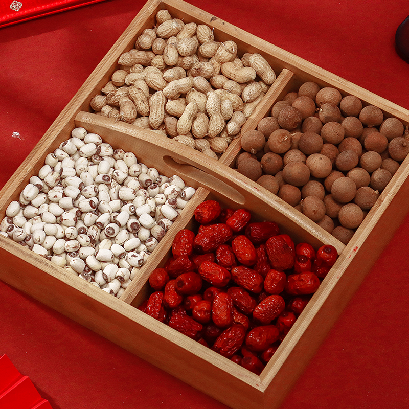 早生贵子干果组合红枣桂圆花生莲子撒床压床摆件结婚用品乔迁新居