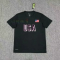 New Usa Flag Style (Black) Short Sleeves