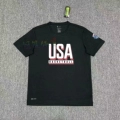 New Usa Shoulder Flag (Black) Short Sleeve