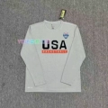 Usa Chest Flag (Grey) Long Sleeves