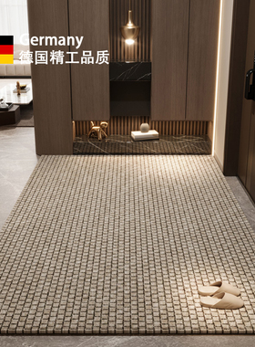 德式入户门地垫高级地毯入户鞋垫轻奢门垫防滑进门脚垫新款可裁剪