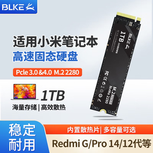 适用小米笔记本SSD固态硬盘1T电脑专用NVMEPCie4.0扩容M.2升级2T