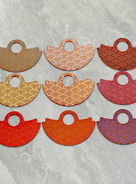 NH35自动陀橙色贴片加UP改装贴片适合NH35 NH36机芯自动摆陀配件