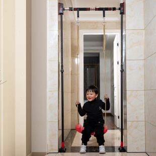 秋千支架室内儿童婴儿家用伸缩杆门上单杠宝宝荡吊篮椅子吊绳配件