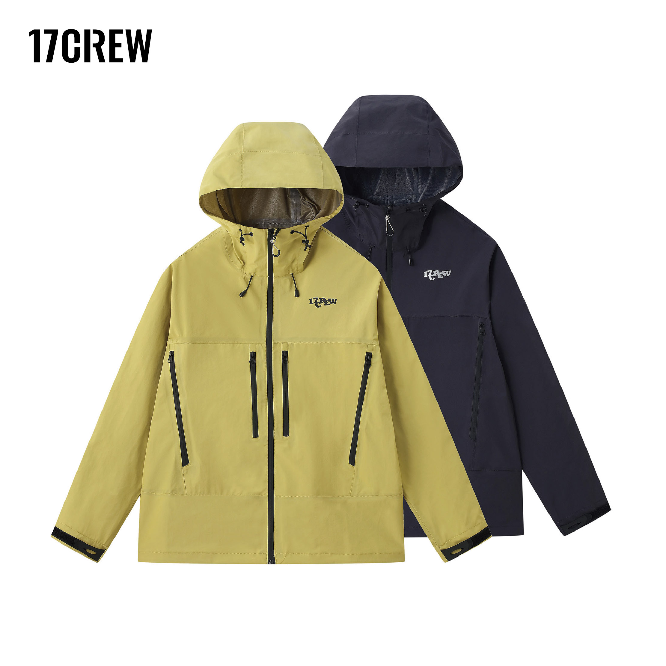 17CREW双色单冲冲锋衣