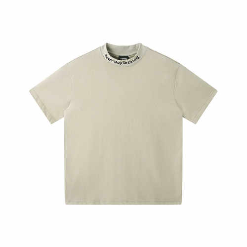 水洗磨边原创宽松短袖圆领17CREW