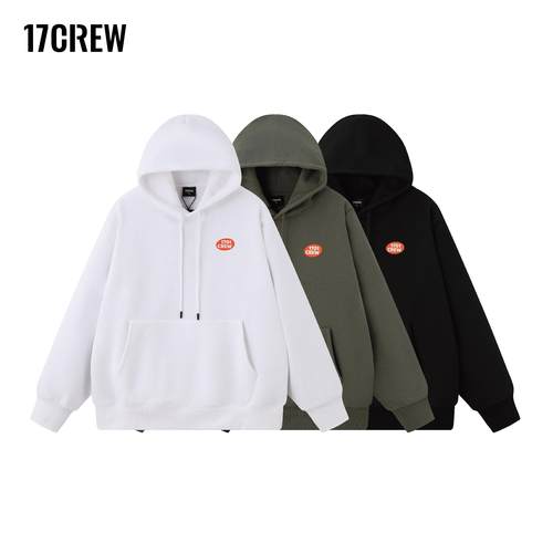 三色卫衣情侣同款套头卫衣