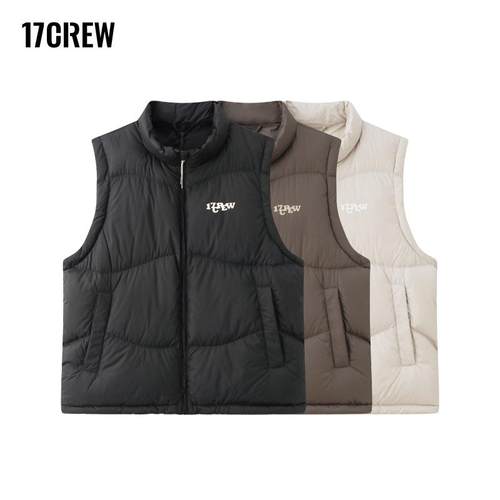 立领90白鸭绒羽绒马甲