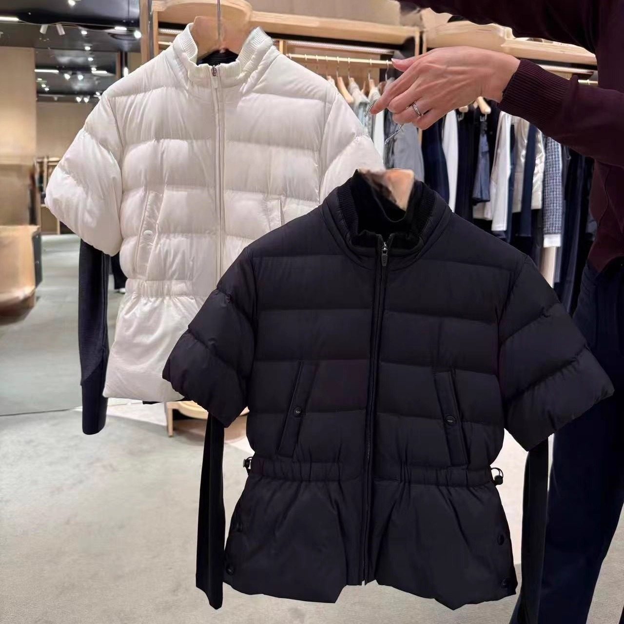 白鸭绒高尔夫服装羽绒服女装短袖立领保暖运动高球棒球服显瘦外套,运动/瑜伽/健身/球迷用品,高尔夫上装,淘宝优惠券,粉丝福利购,淘宝优惠卷