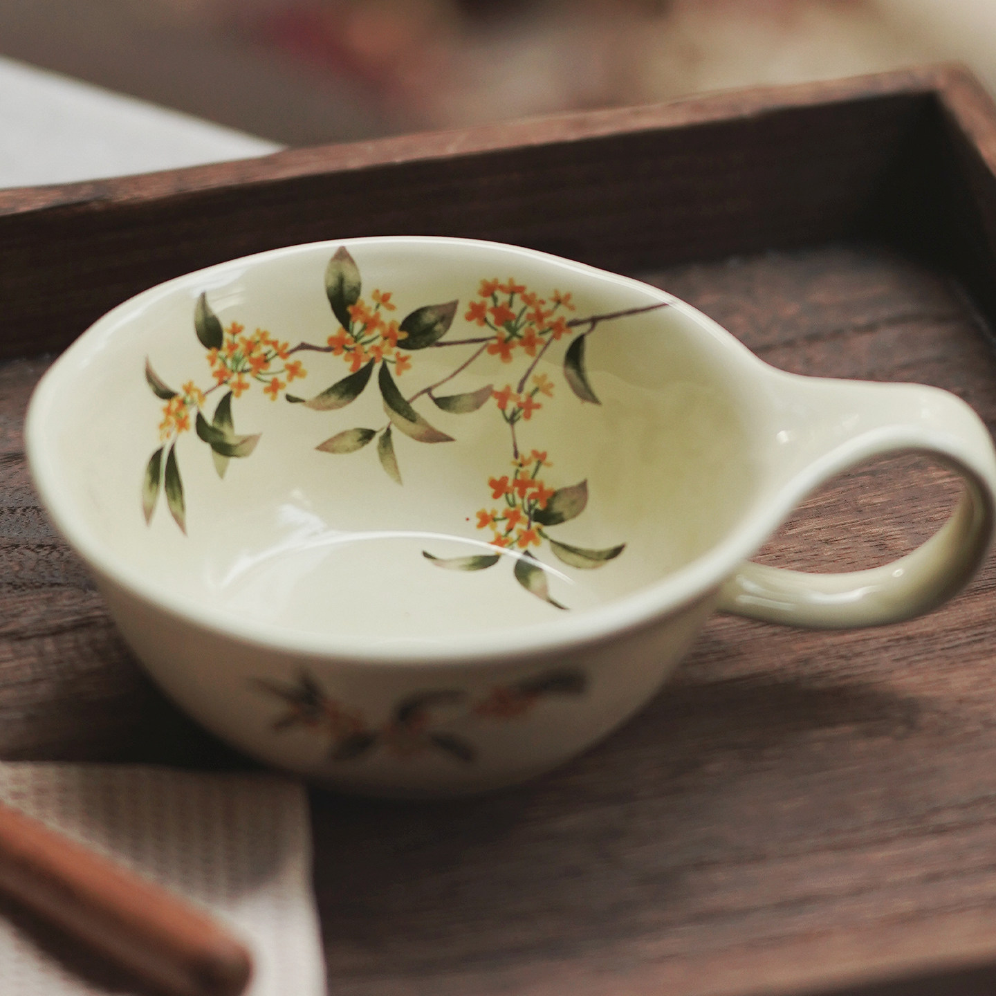 泽滕家带把碗单手钵形柄浅碗早餐沙拉蔬菜减脂餐新中式高颜值餐具,餐饮具,碗,淘宝优惠券,粉丝福利购,淘宝优惠卷