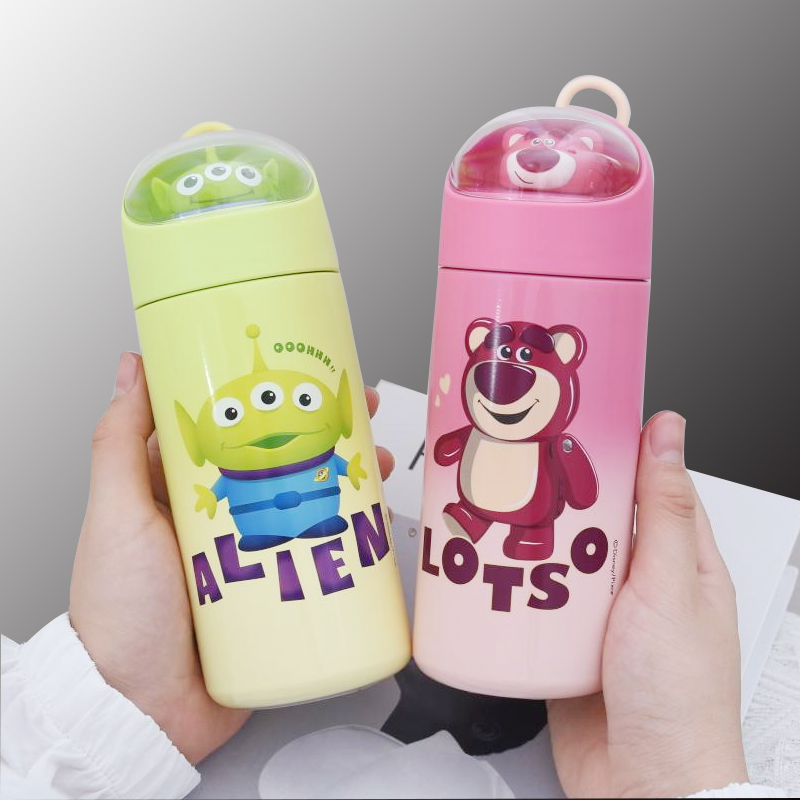 迪士尼草莓熊保温杯男