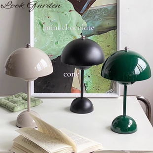 ins花苞台灯北欧风卧室床头客厅高级感氛围灯小夜灯装饰摆件