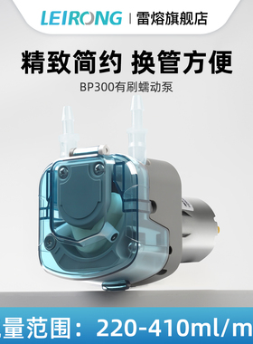 雷熔微小型BP300有刷电机蠕动泵 实验室抽水泵头工业灌装机小流量