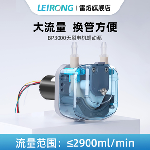 雷熔大流量微小型BP3000无刷电机蠕动泵实验室循环抽水泵头灌装 机