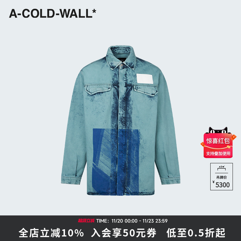 ACOLDWALL24春复古牛仔衬衫
