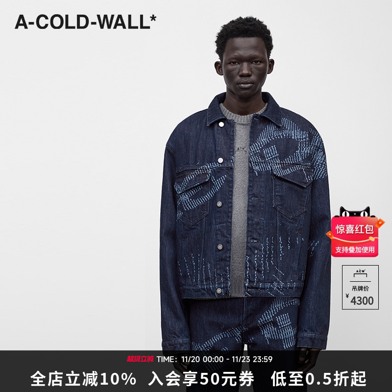 ACOLDWALL2024秋印花夹克外套