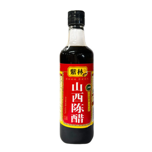 紫林山西陈醋420ml小瓶正宗家用炒菜凉拌泡蒜酿造老陈醋山西特产