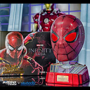 Killerbody钢铁蜘蛛侠头盔漫威正版cos风漫威系列1:1收藏级可穿戴