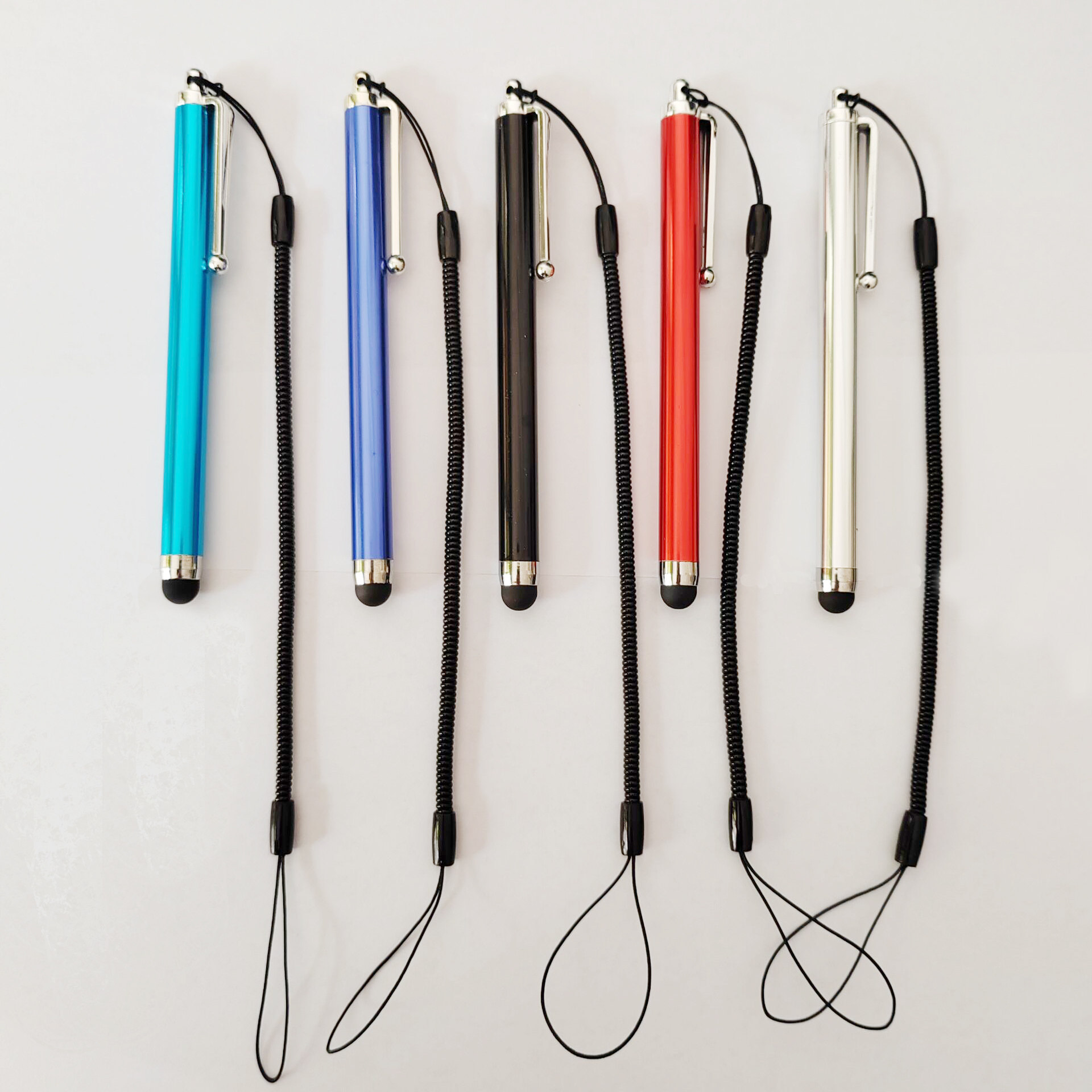 手机平板手写笔电容笔带挂绳防丢触摸笔电动车摩托车导航电容屏笔