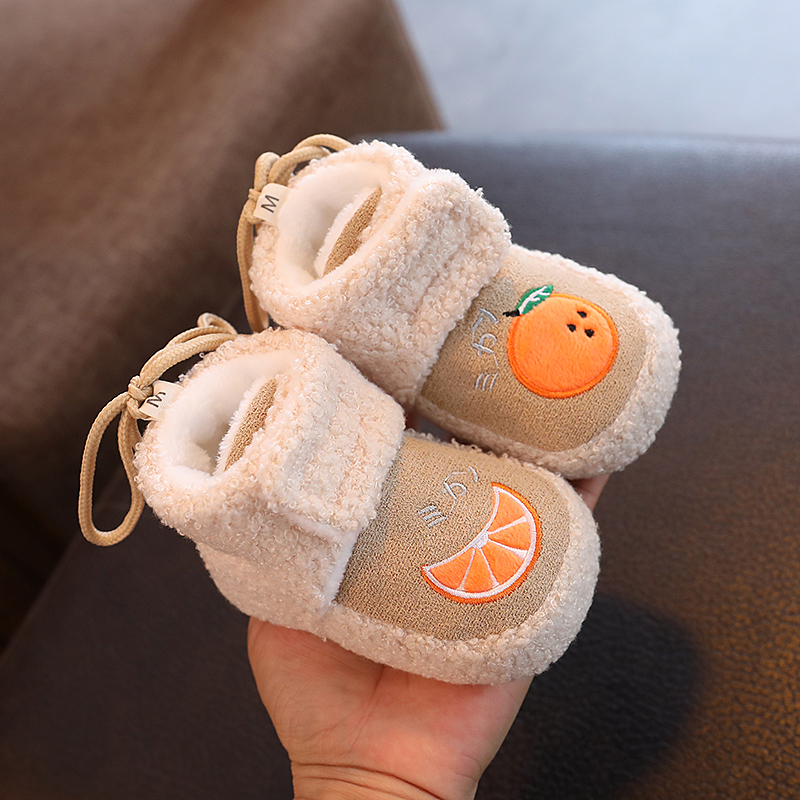 婴儿雪地靴秋冬0-1岁宝男