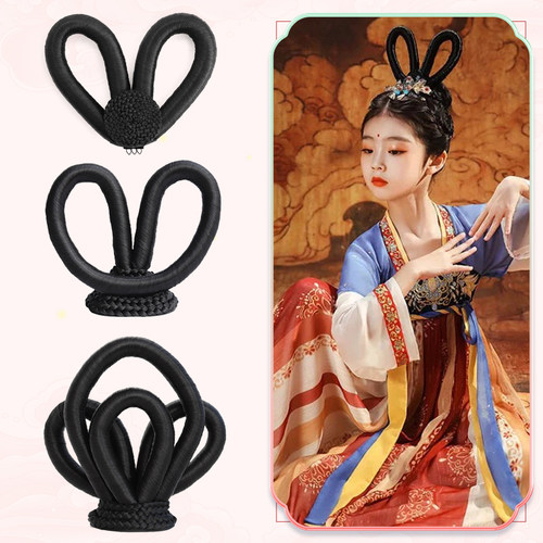 古风汉服儿童飞天嫦娥玉兔造型