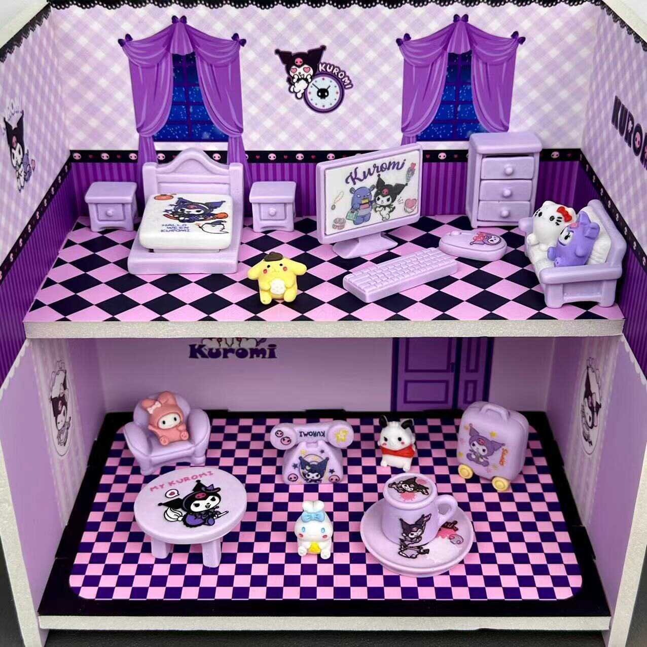 库洛米儿童过家家玩具女孩娃娃屋