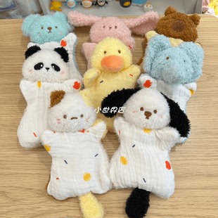 可爱小猫小狗治愈安抚豆袋毛绒玩具柔软公仔送情侣朋友节日礼物