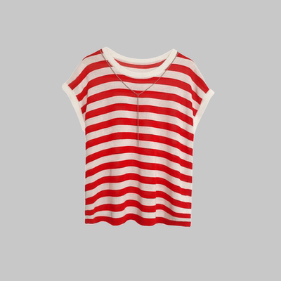 大洪严选店假日海岸条纹针织衫