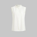 小背心蕾丝百搭打底衫 叠穿神器大洪官方经典 衬衫 内搭荷叶领无袖 款