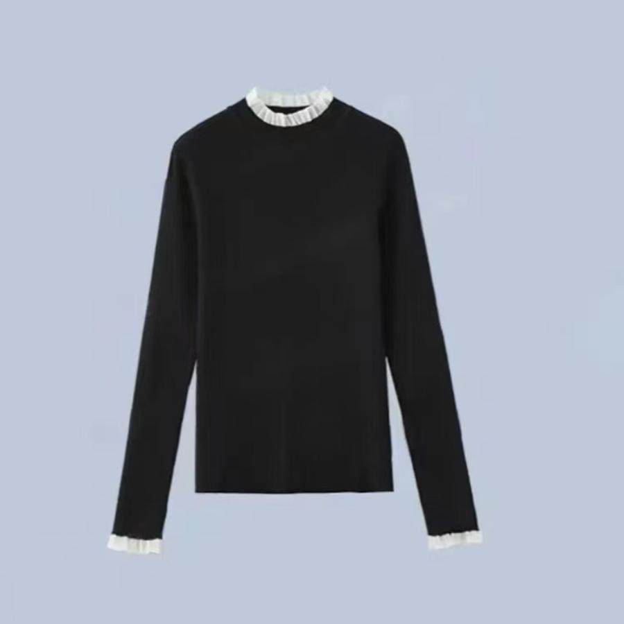 大洪官方严选店氛围叠搭针织衫女