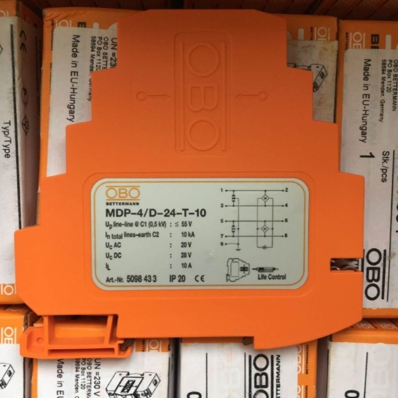 询价促销包邮OBO防雷器MDP-4 D-24-T模拟量讯号5098431电涌保护器