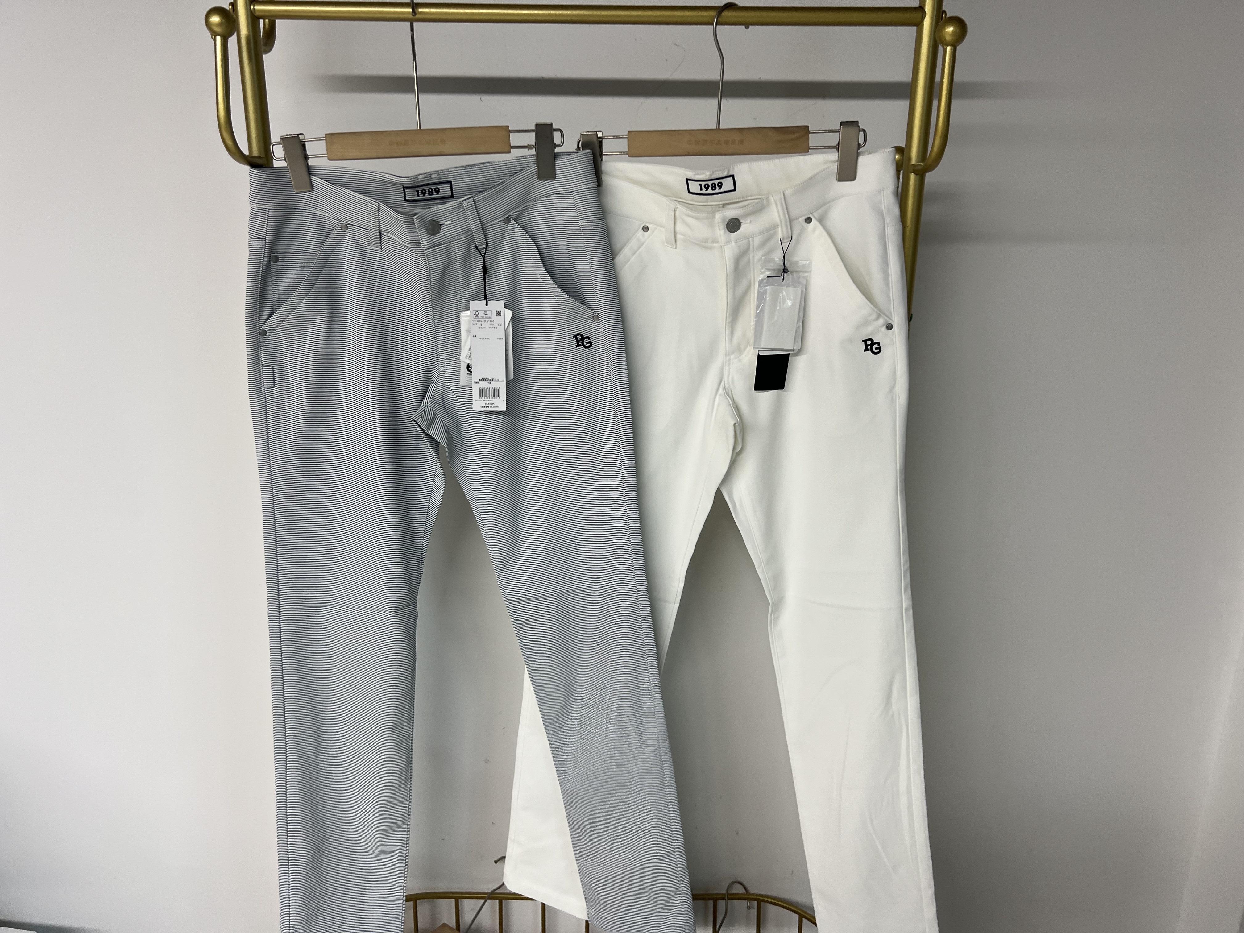 8D75 高尔夫男女服装春秋季长裤弹力修身golf裤百搭运动弹力休闲