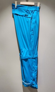 D009高尔夫男士雨裤拉链防水防风透气不闷热蓝色韩单松紧腰带新品