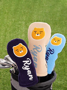 韩国正品代购 植绒高尔夫卡通绒面可爱 小鸡腿一号木球道木杆头套