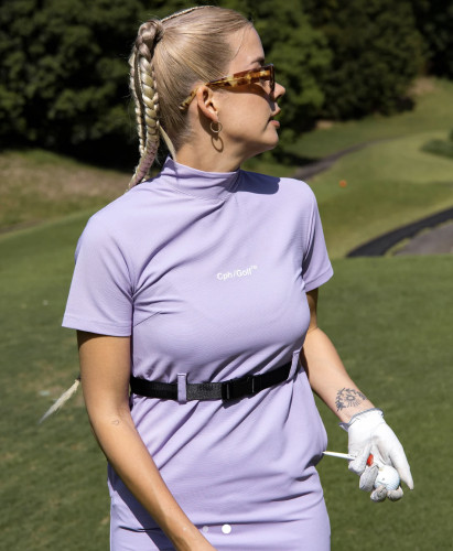 29R036日本高尔夫年夏季新款女士腰带Golf连衣裙薄款性感有品位