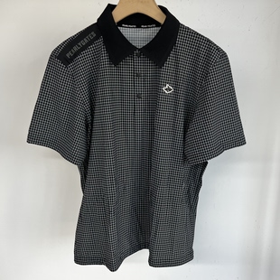 41A16 出口余韩单高尔夫男士春夏翻领短袖上衣速干防风防泼水