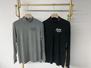 秋季 男女情侣薄绒保暖打底长袖 百搭 出口余日单高尔夫服装 16P026