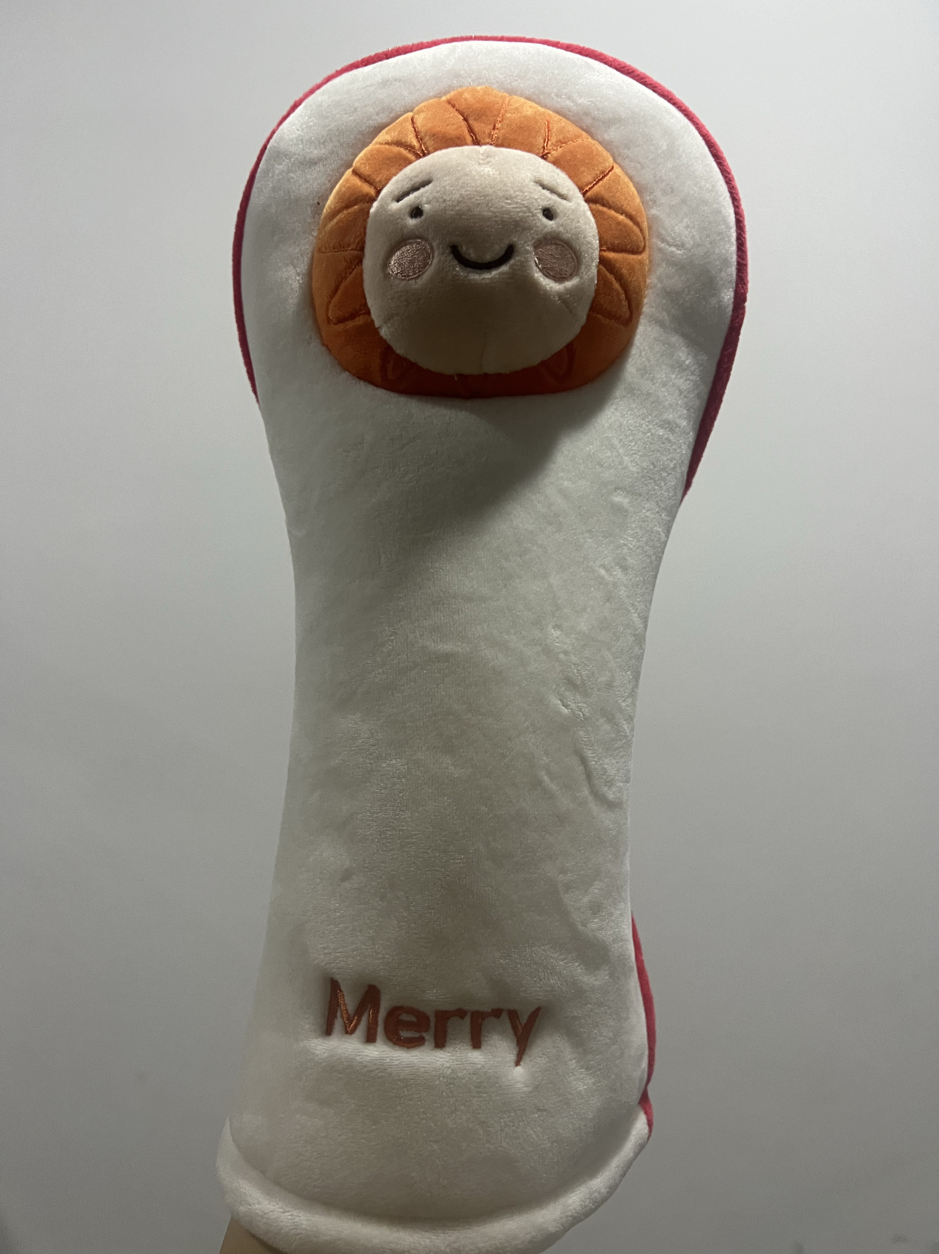 正品韩国代购高尔夫球杆套韩版毛绒可爱卡通一号木杆头套忧郁娃娃