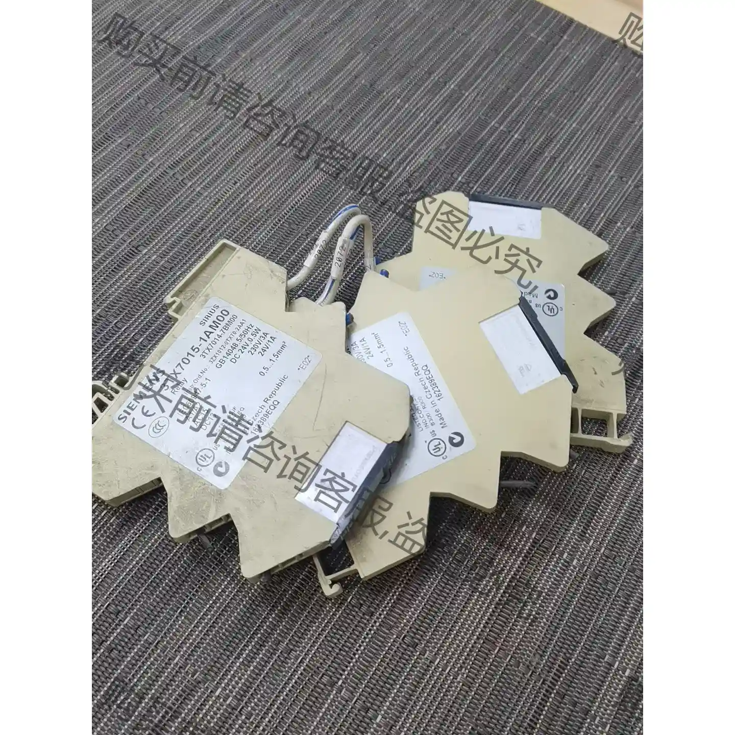 西门zi继电器,3TX7015-1AM00二手，实物拍，挂价为 先议价 拆机货