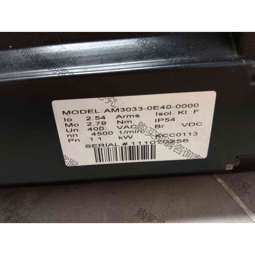 功能正常议价 AM3033-0E40-0000倍福伺服电机拆机件现货