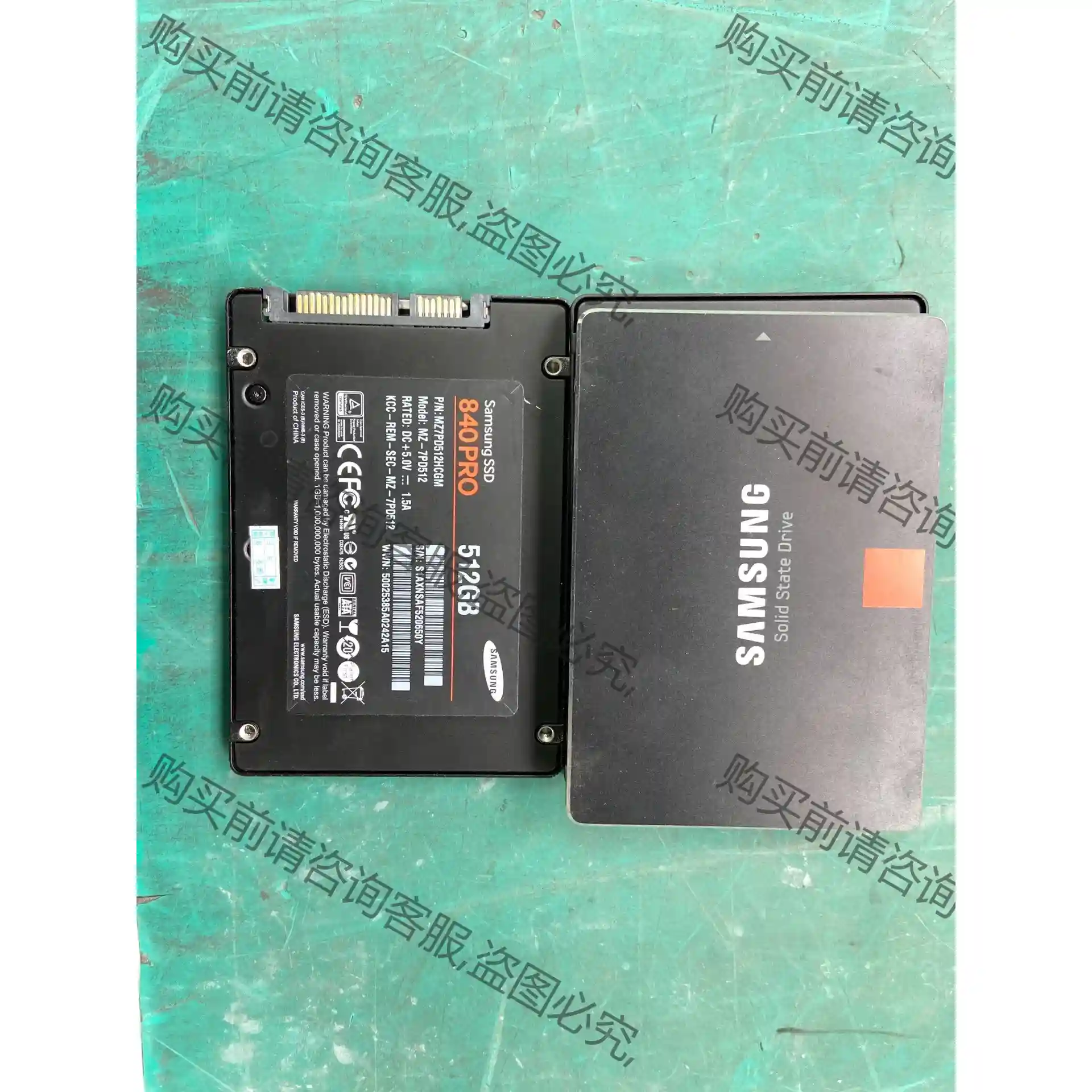 三星840pro 512g固态硬盘，mlc颗粒，实物所见即所 先议价 拆机货