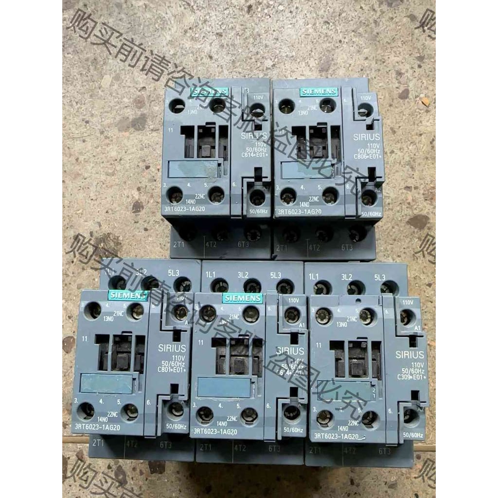 功能正常议价 西门zi接触器 3RT6023-1AG20 线圈110V 二手
