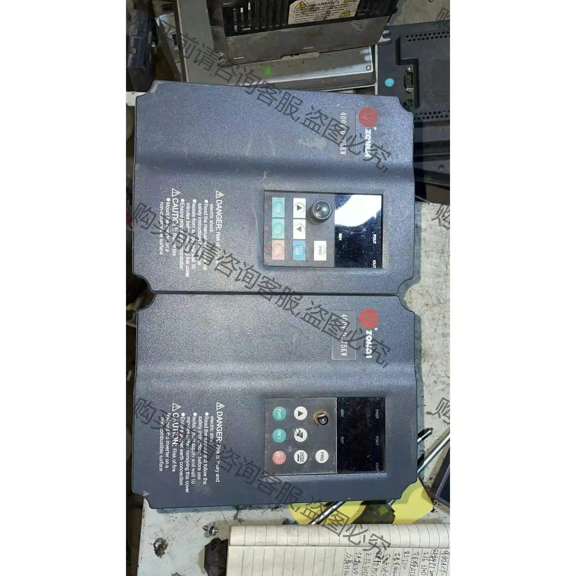 众辰变频器二手拆机。380V，0.75KW，外观完好，功能包 先议价 拆